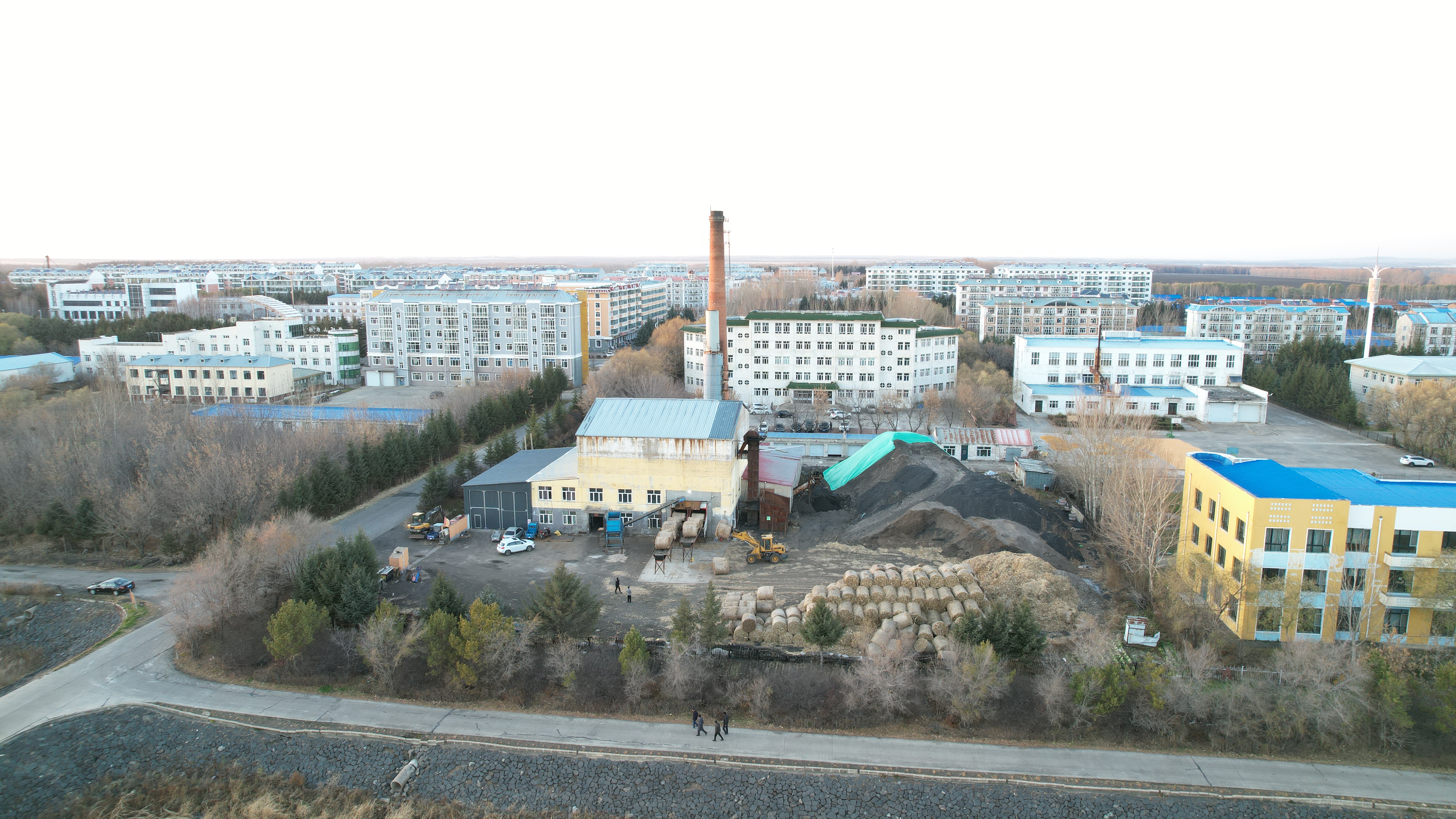 北大荒集团格球山农场改造20吨秸秆直燃锅炉供热环保又省钱